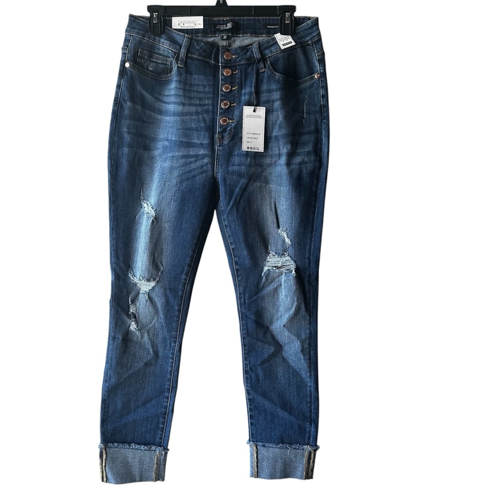 💕Judy Blue High Waist Classic Button Fly Skinny Jeans NWT